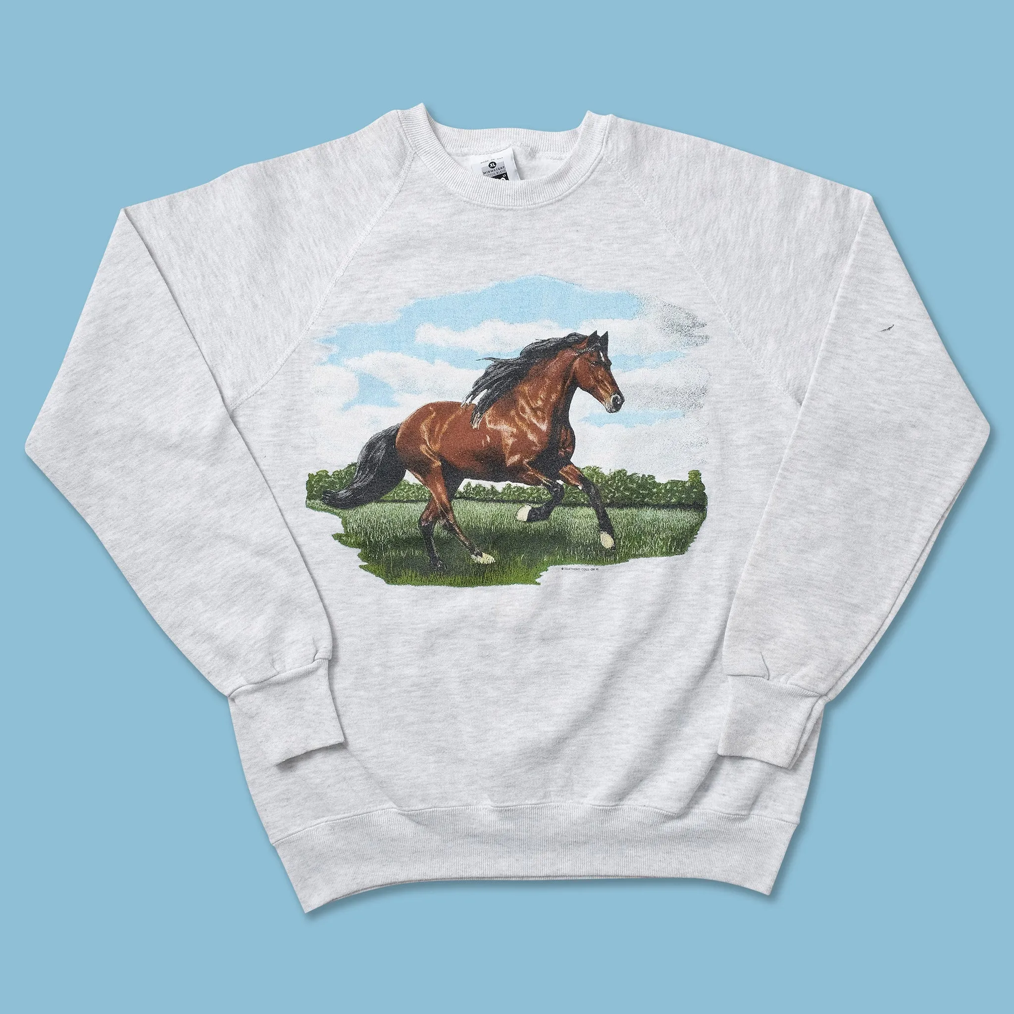 1991 Horse Sweater Medium