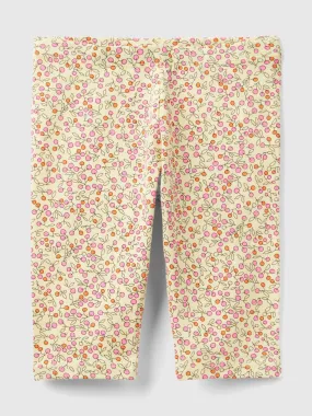 3/4 length leggings with fruit print - Creamy White | Benetton