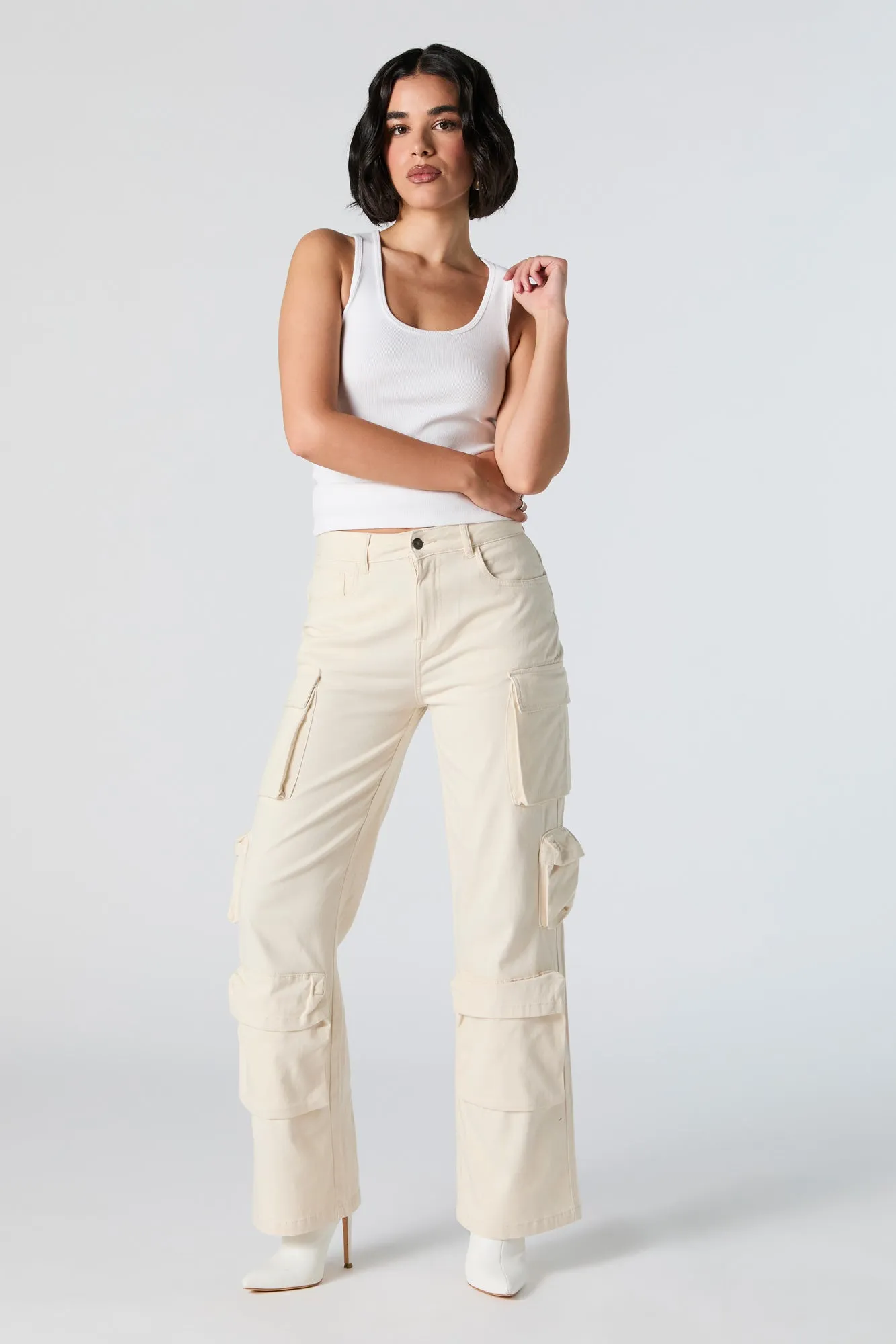 6 Pocket Straight Leg Cargo Pant