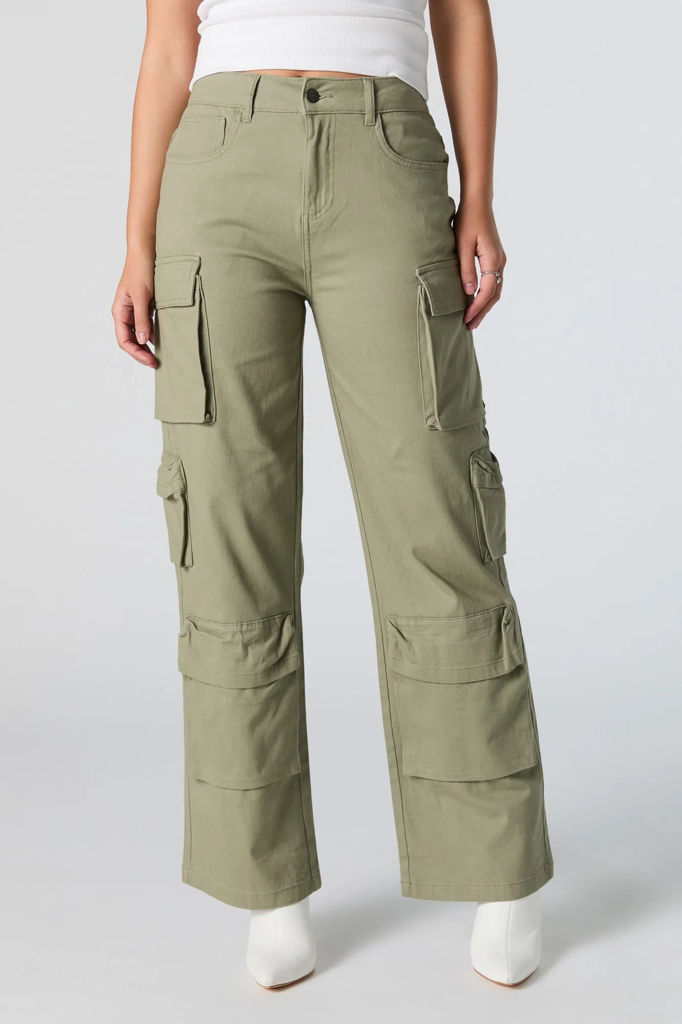 6 Pocket Straight Leg Cargo Pant