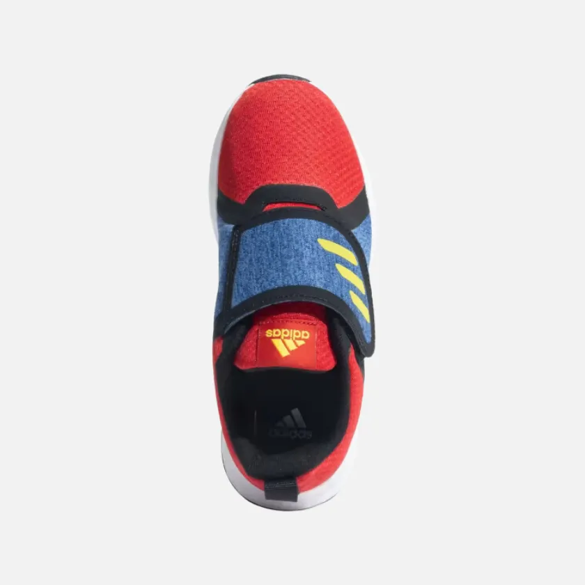 Adidas Credulo 2.0 Kids Unisex Shoes (4-16Year) - Better Scarlet/Impact Yellow/Blue / Black