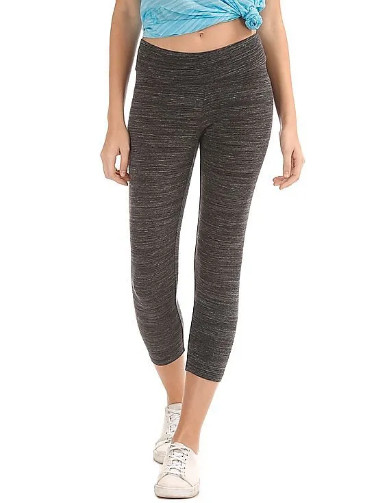 Aeropostale Space Dyed Cropped Leggings