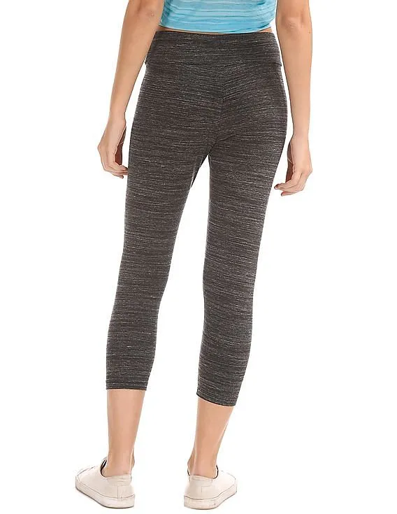 Aeropostale Space Dyed Cropped Leggings