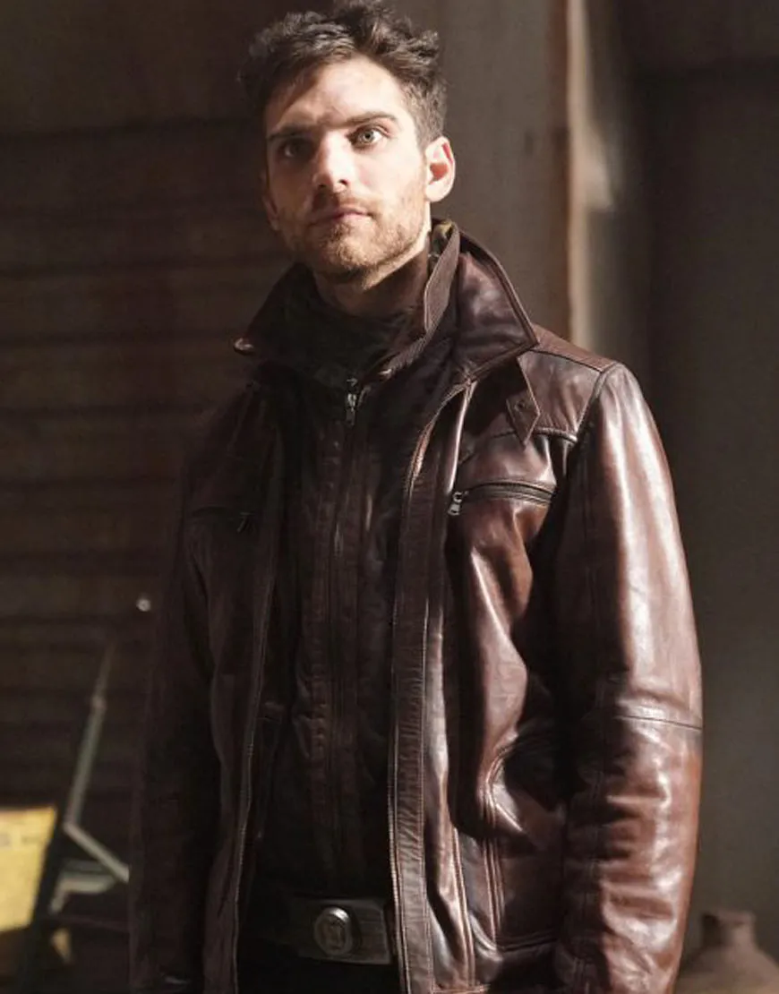 Agents Of Shield Deke Jacket | Jeff Ward Brown Leather Jacket | 30%OFF