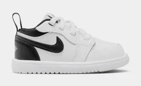 Air Jordan 1 Low Alt Infant Toddler Lifestyle Shoes (Black/White)