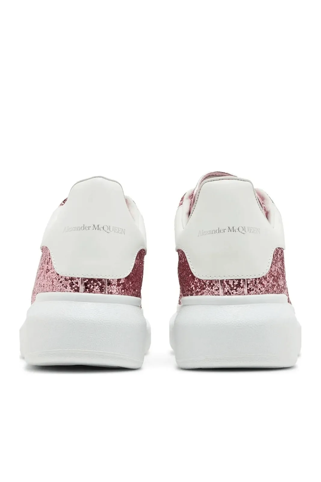 Alexander McQueen Wmns Oversized Sneaker Pink White Glitter