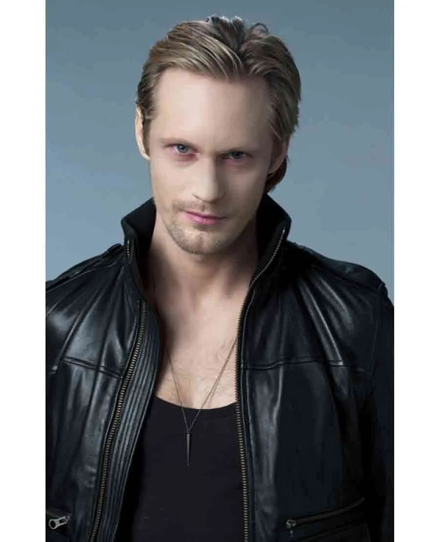 Alexander Skarsgard True Blood Eric Northman Brown Leather Jacket