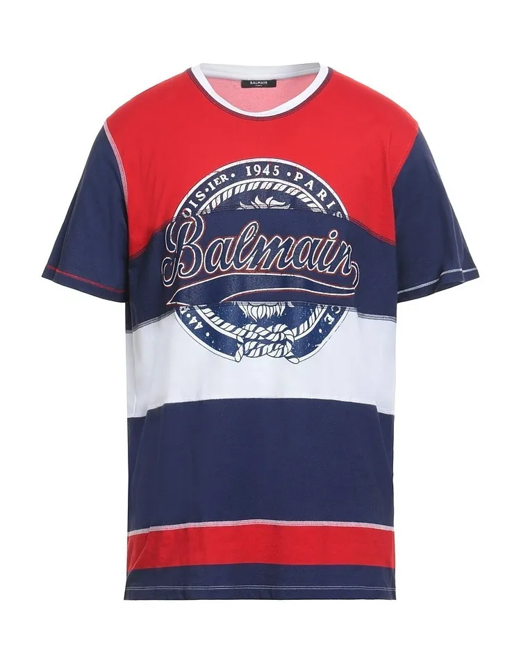 BALMAIN  |Short Sleeves Logo Luxury T-Shirts