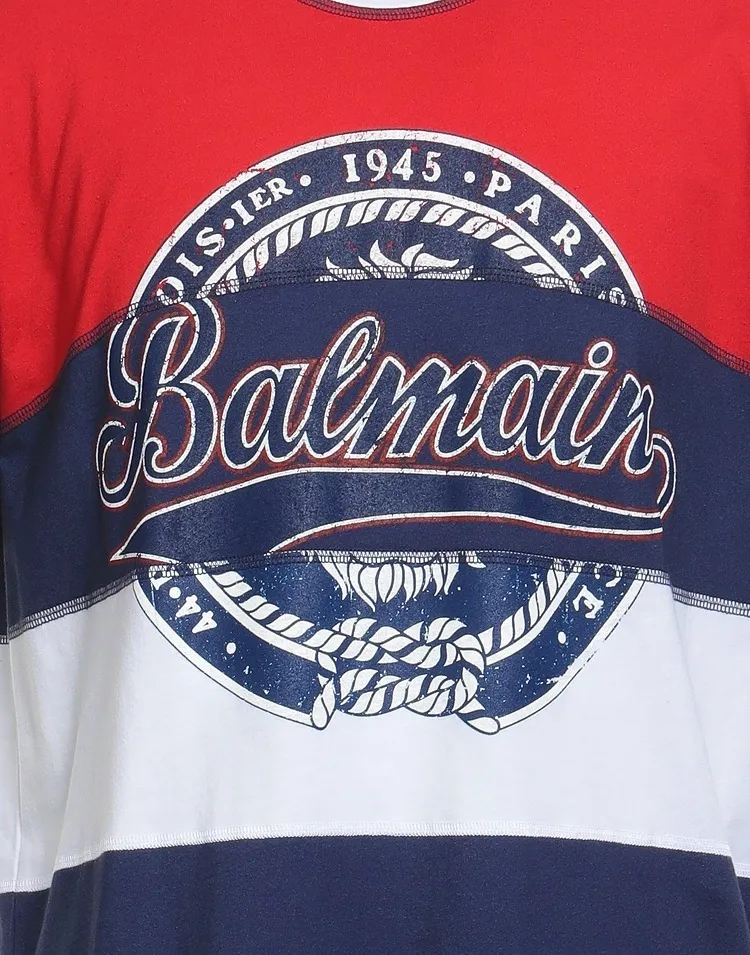 BALMAIN  |Short Sleeves Logo Luxury T-Shirts