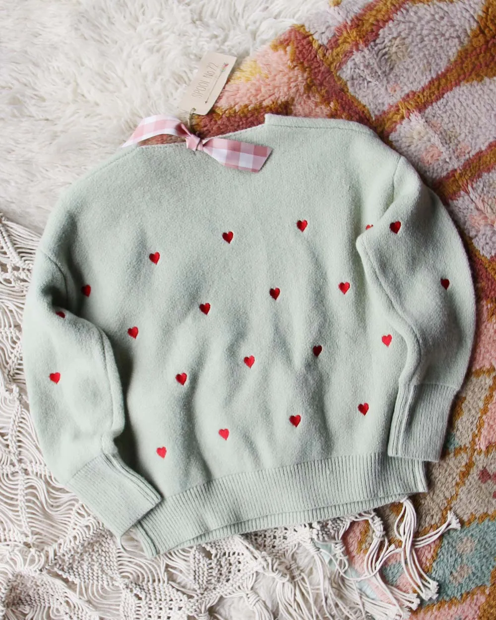 Better Together Sweater in Mint