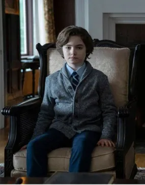 Brahms: The Boy II Jude Grey Coat - Cristopher Convery Woolen Coat