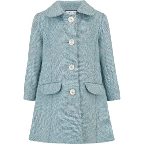 Britannical Chelsea Girls Coat, Powder Blue