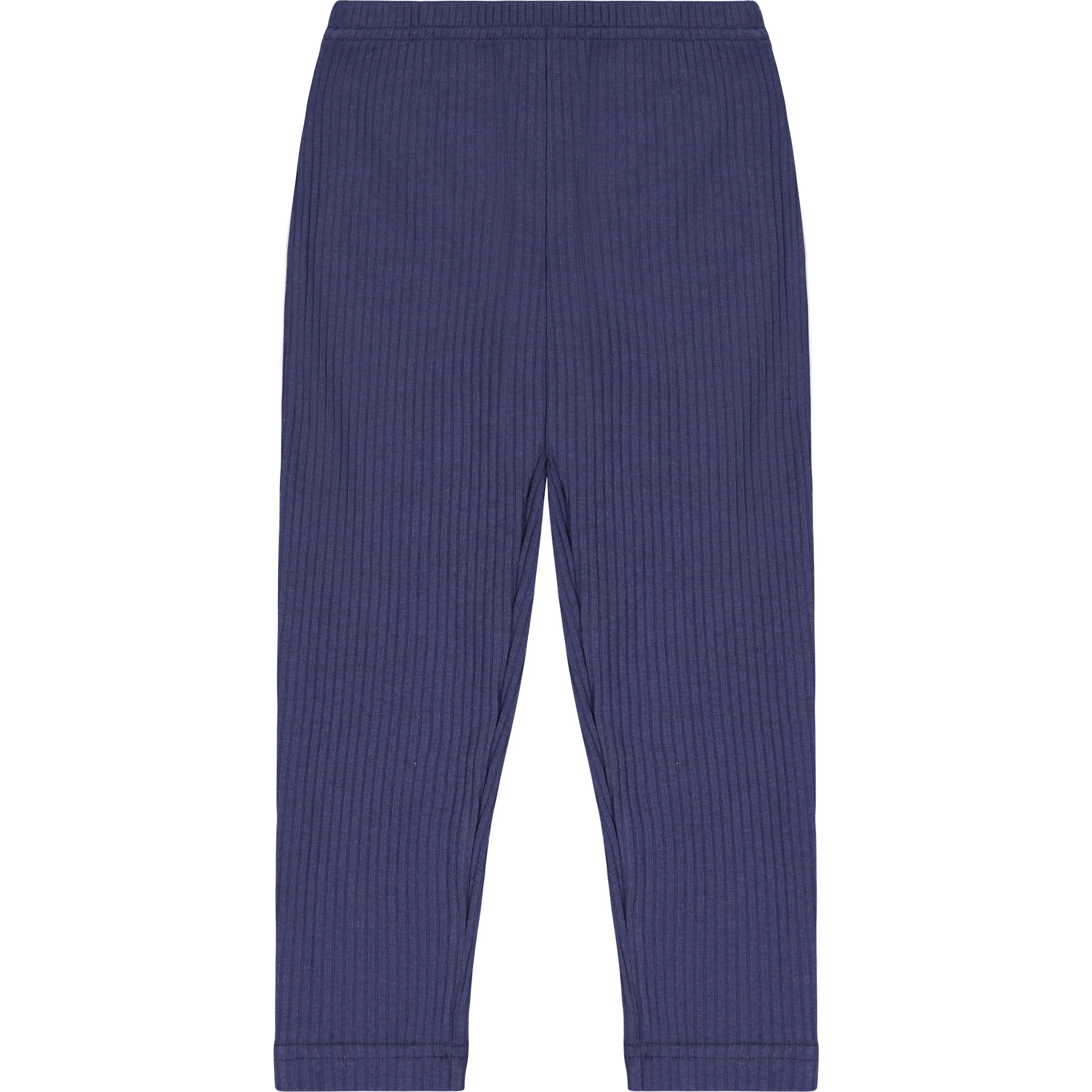 Busy Bees Ribbed Knit Leggings, Navy