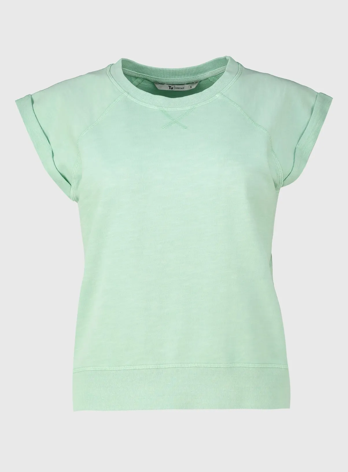 Buy Light Green Dyed Sleeveless Sweatshirt XL | Hoodies and sweatshirts | Tu