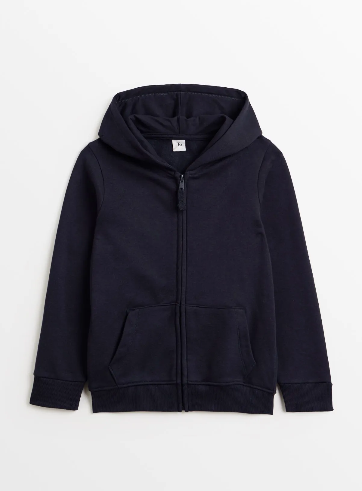 Buy Navy Zip-Through Hoodie 4 years | Jumpers and hoodies | Tu