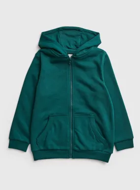 Buy Teal Zip Through Hoodie 2 years | Jumpers and hoodies | Tu