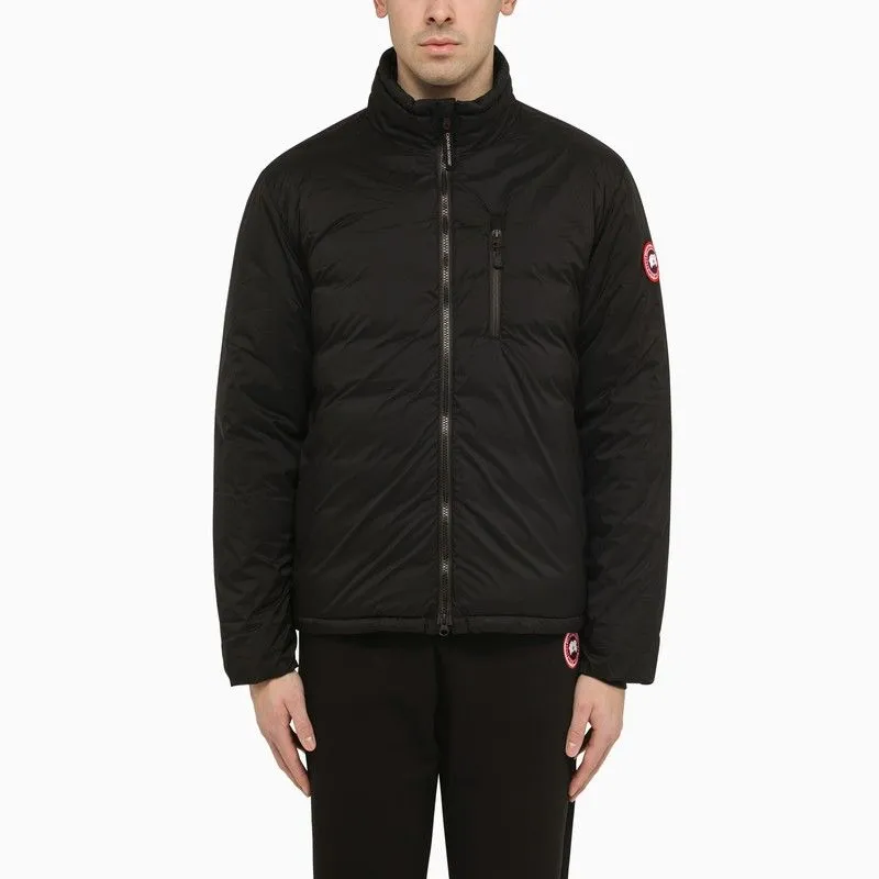 CANADA GOOSE Slim Padded Jacket in Black Technical Fabric - Men's SS24 Collection