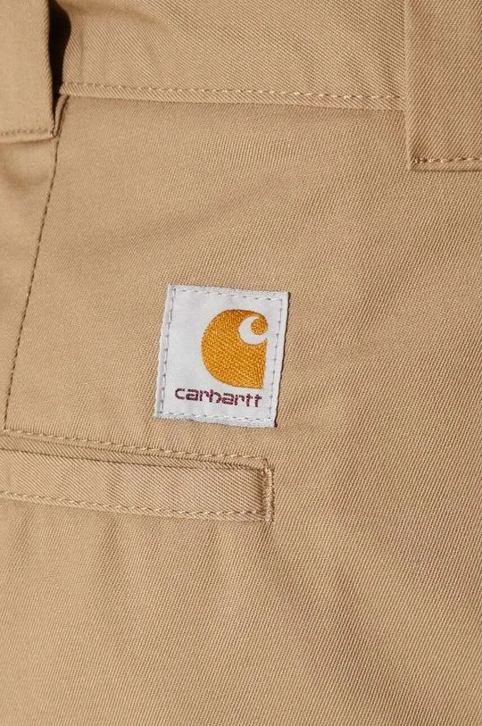 Carhartt WIP trousers Craft Pant men's beige color I027965.8Y02