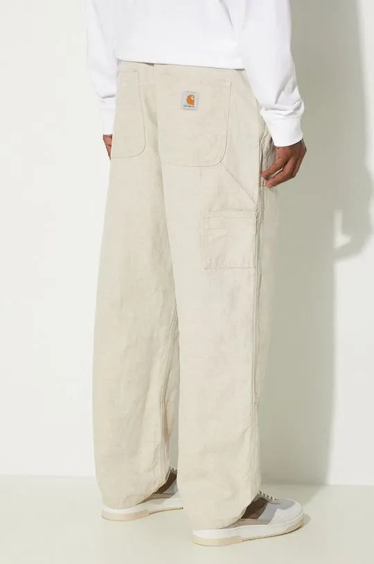 Carhartt WIP wool blend trousers Walter Double Knee Pant beige color I033580.502