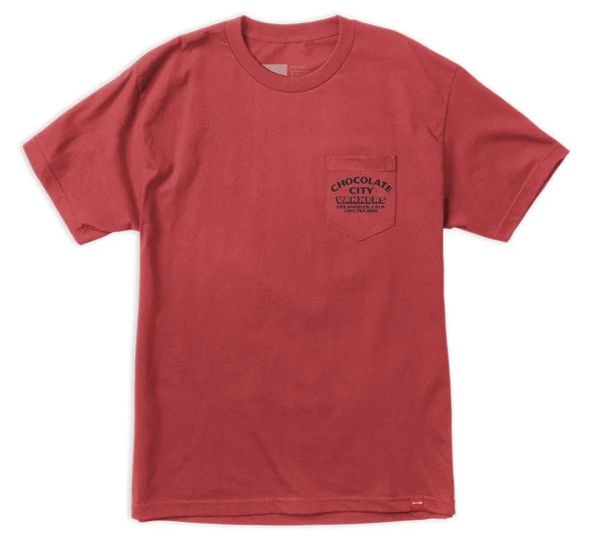 Chocolate Vanner Pocket Tee / Red