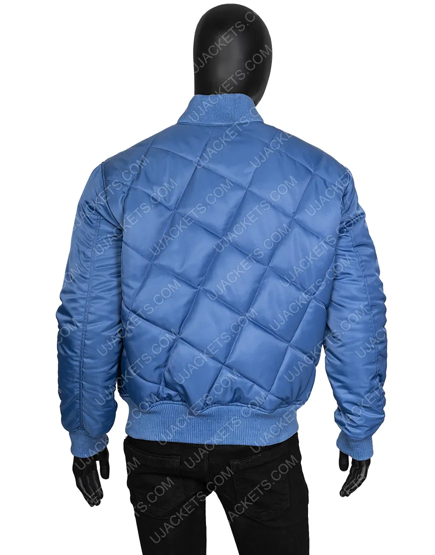 Chris Evans Super Bowl Bomber Jacket | Men's Quilted Bomber Jacket