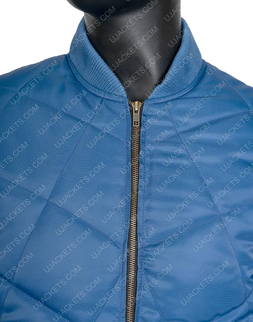 Chris Evans Super Bowl Bomber Jacket | Men's Quilted Bomber Jacket