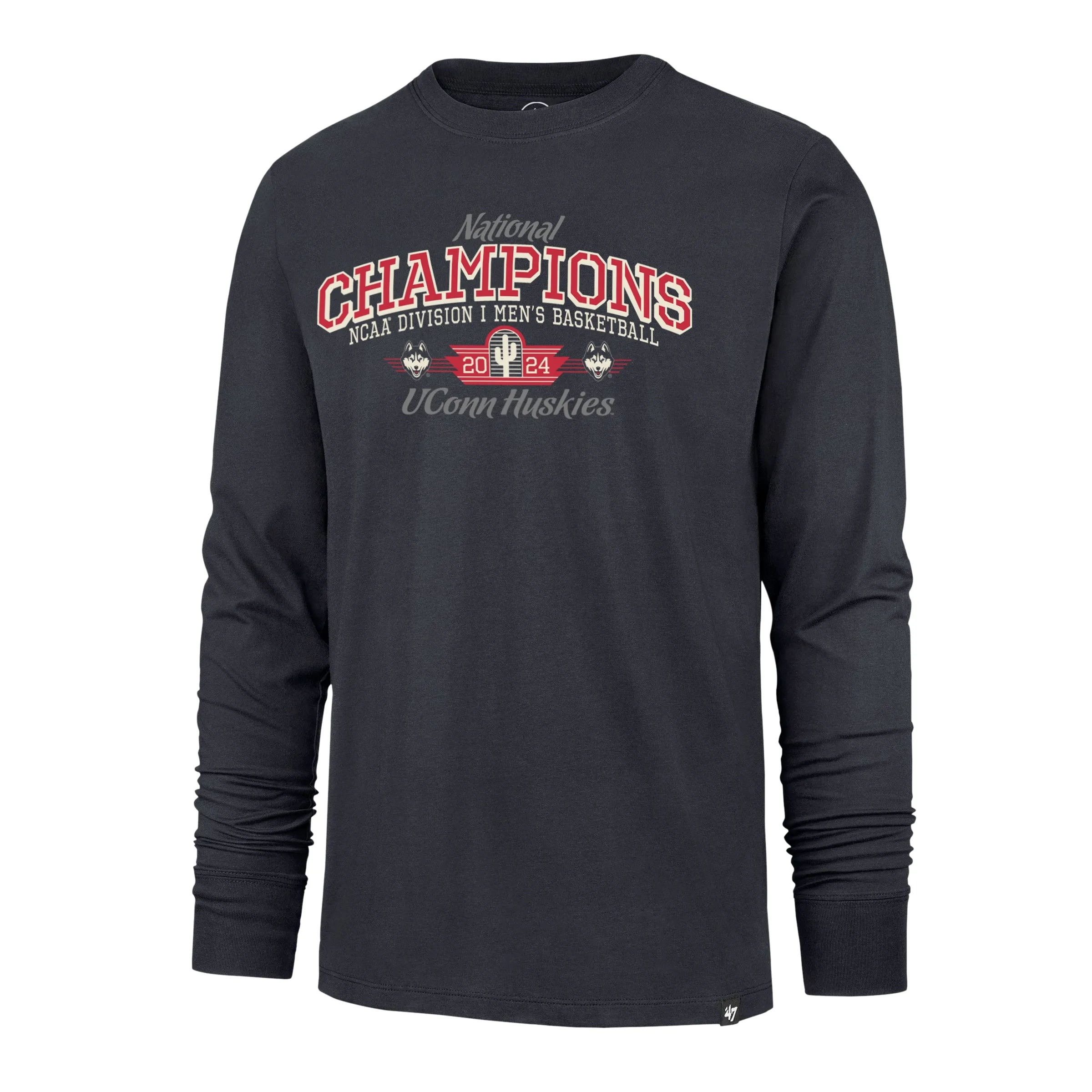 CONNECTICUT HUSKIES UCONN NCAA NATIONAL CHAMPIONS '47 FRANKLIN LONG SLEEVE TEE