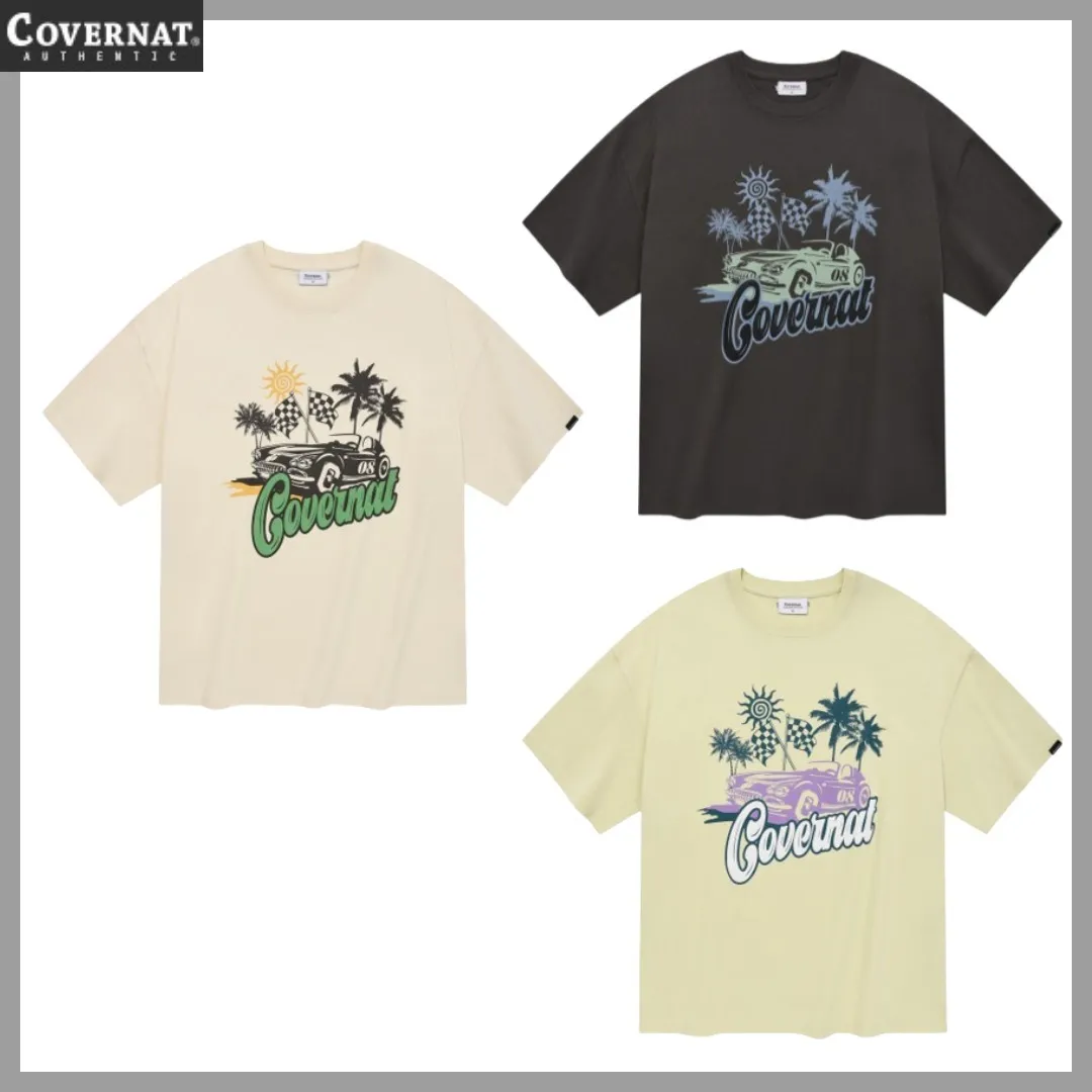 COVERNAT  |Unisex Street Style Cotton Logo T-Shirts