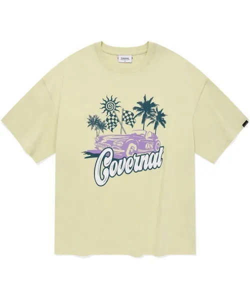 COVERNAT  |Unisex Street Style Cotton Logo T-Shirts