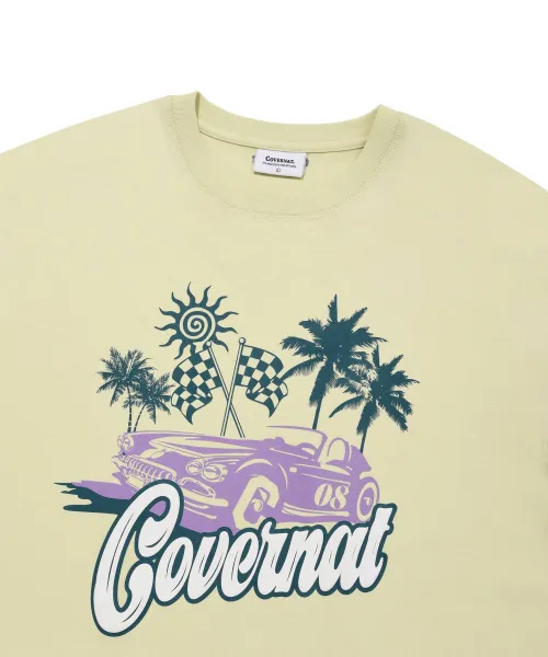 COVERNAT  |Unisex Street Style Cotton Logo T-Shirts