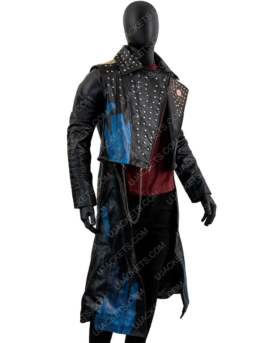 Descendants 3 Hades Leather Jacket | Cheyenne Jackson Studded Jacket