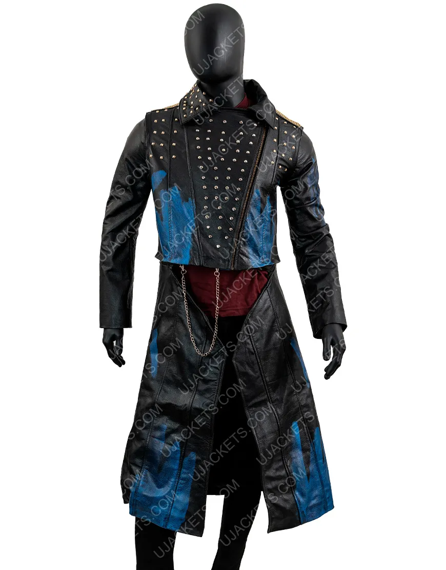 Descendants 3 Hades Leather Jacket | Cheyenne Jackson Studded Jacket