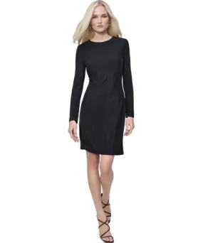 DKNY Women's Studded Long-Sleeve Sheath Dress