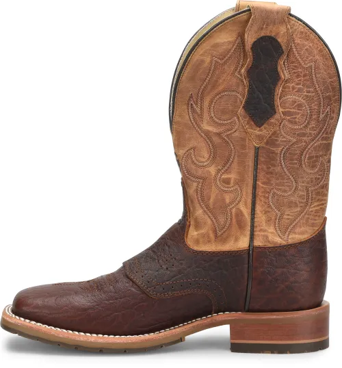 Double H Men's 11 Talache Wide Square Roper Boot - Brown/Tan DH8305