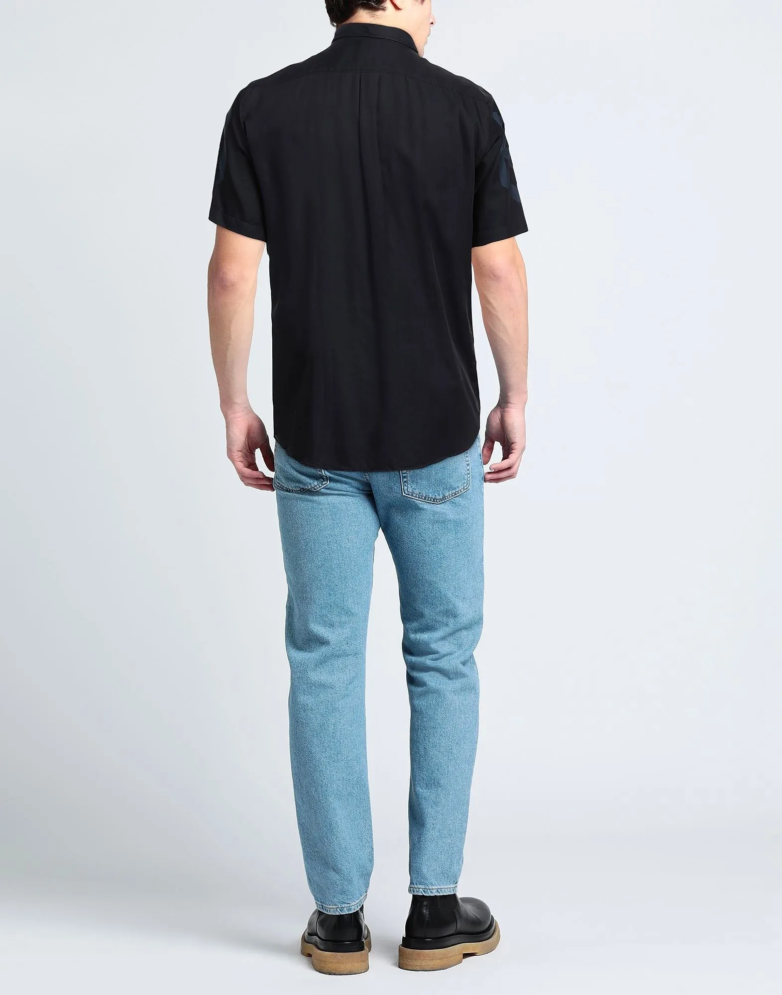 EMPORIO ARMANI  |Cotton Short Sleeves Logo Shirts