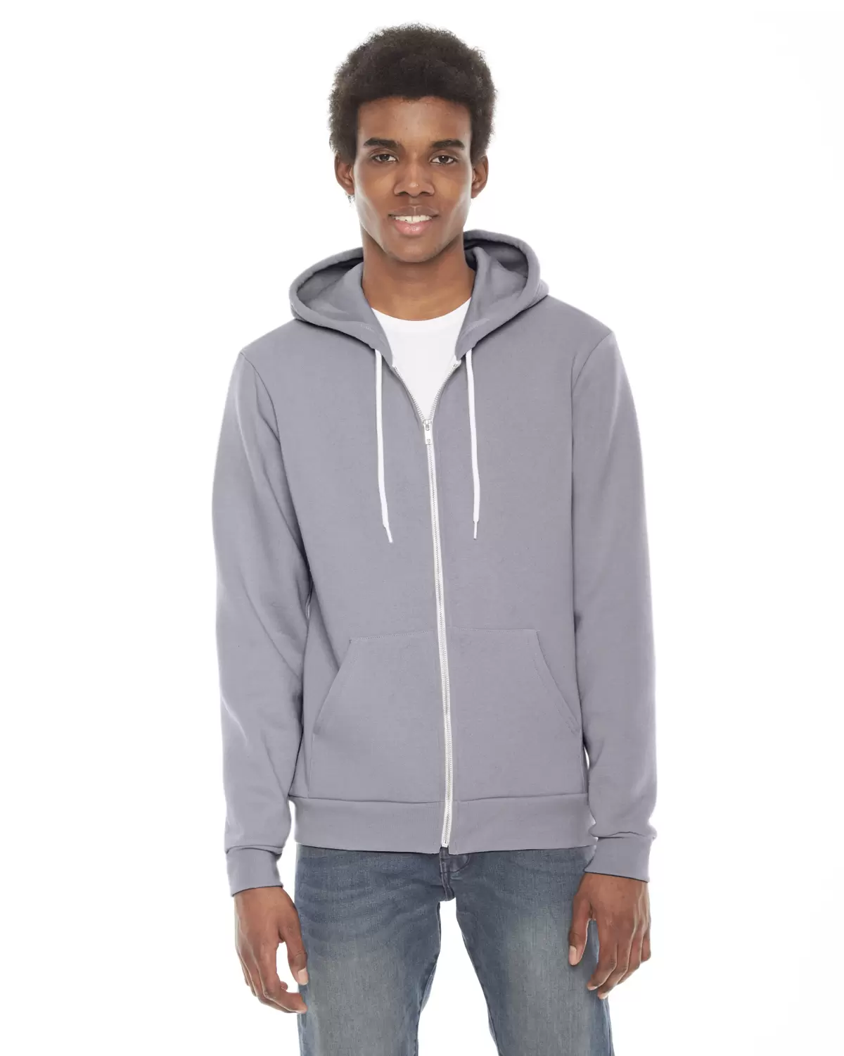 F497W Unisex Flex Fleece Zip Hoodie SKU: F497W