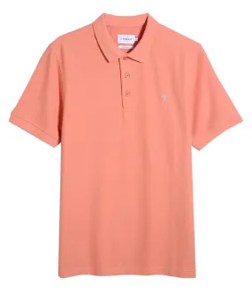 Farah Cove Pique Polo Shirt Canyon Red