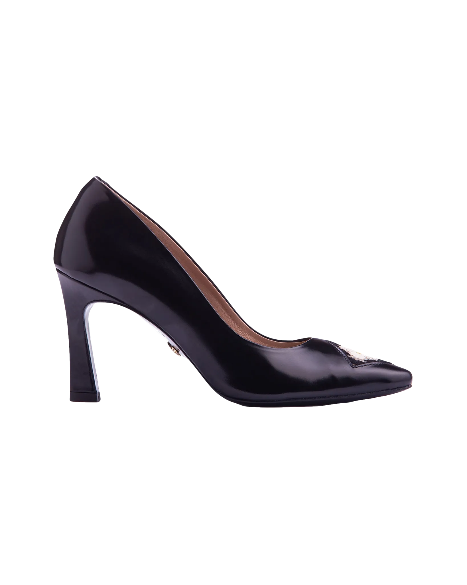 Fiorellini Pump in Semi-Patent Leather 85 Black