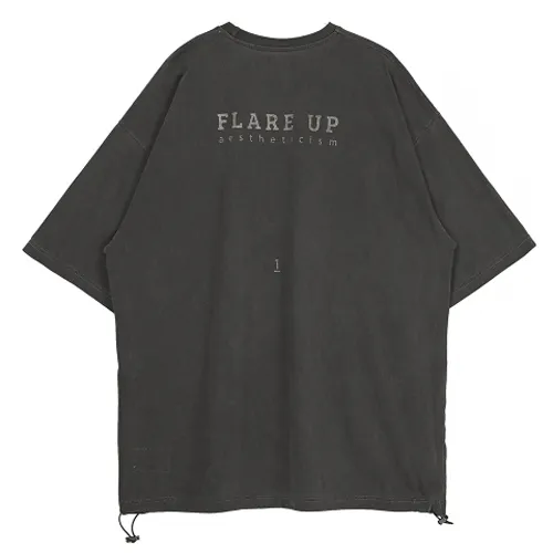 FLARE UP  |Unisex Street Style Short Sleeves Logo T-Shirts