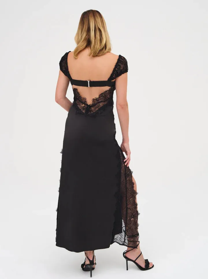 For Love & Lemons - Casey Maxi Dress - Black