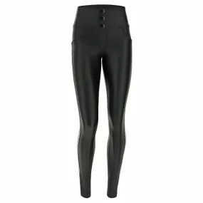 Freddy-Wrup1Ms112-Faux-Leather-Wr-Up-Shaping-Trousers-With-Lateral-Rhinestone-Bands