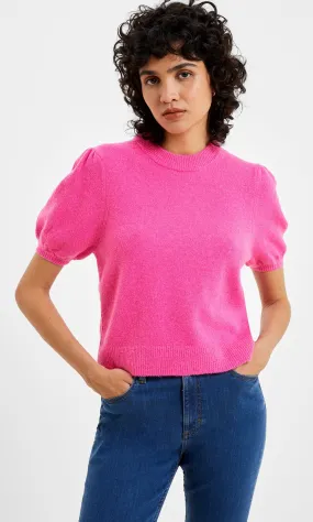 French Connection - Vhari Ribbed Short Sleeve Sweater