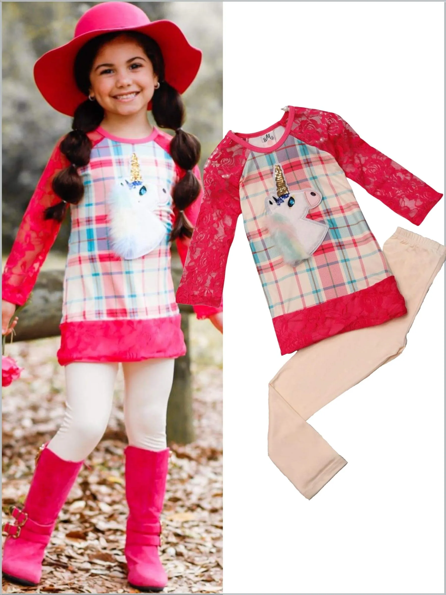 Girls  Classic Beauty Tunic and Legging Set