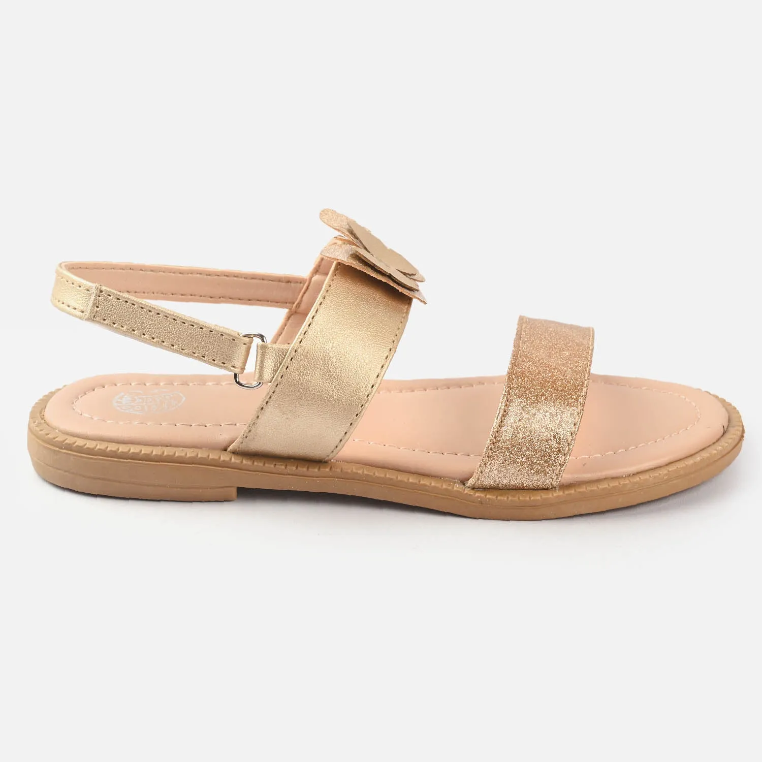 Girls Sandals 1284-Golden