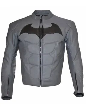 Grey Leather Batman Arkham Knight Jacket - UJackets