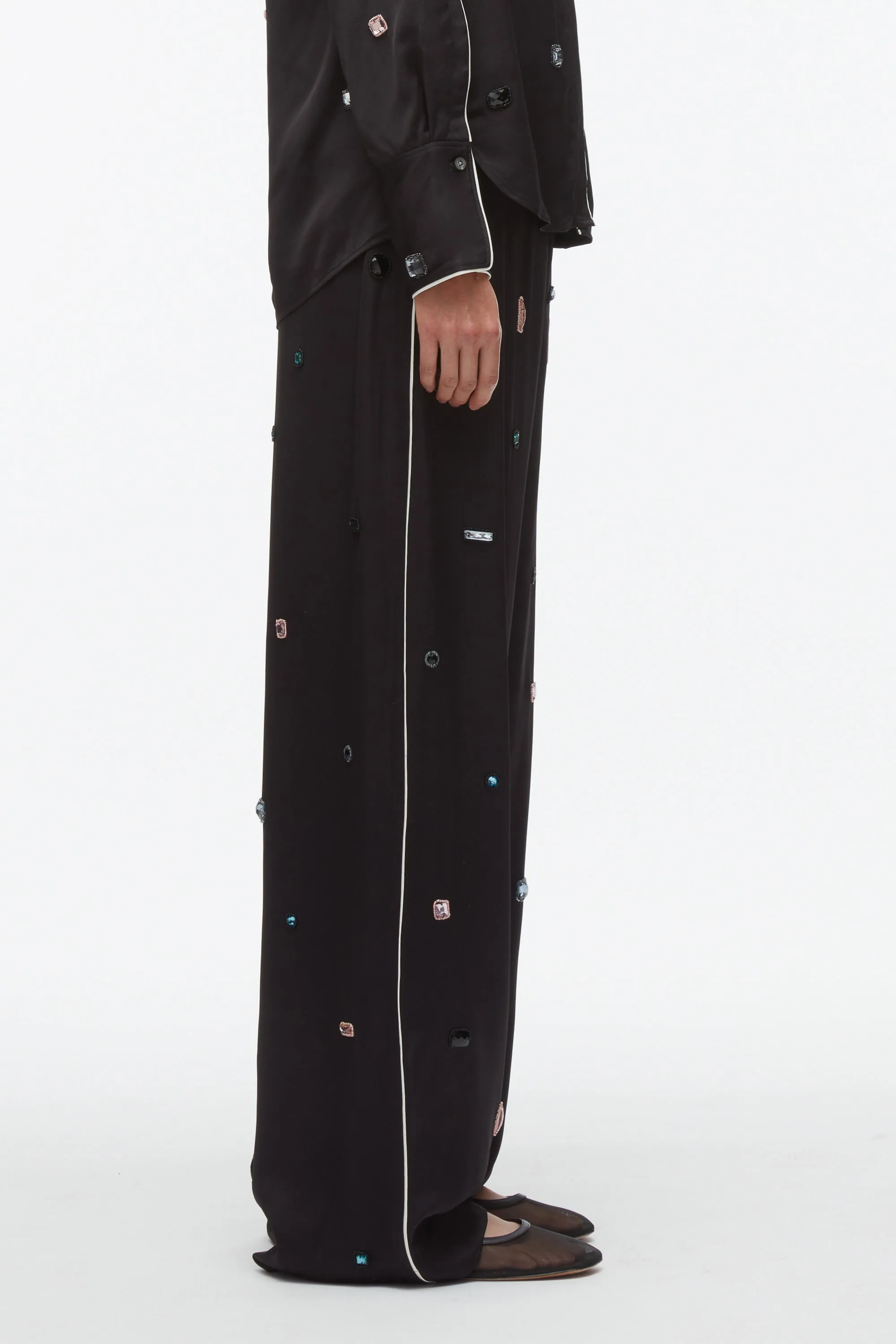 Halo Embroidered PJ Pant