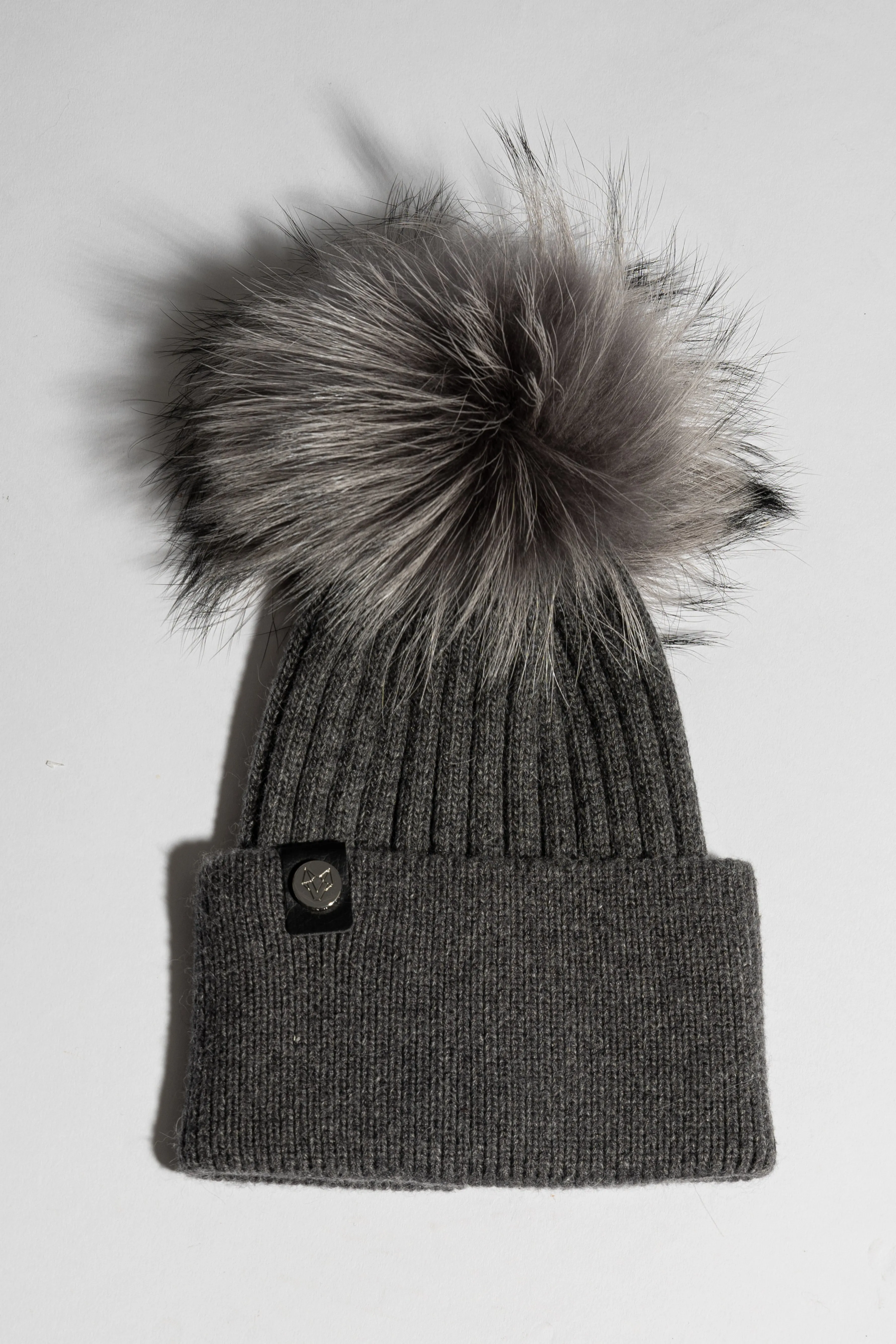 Harley Pom Pom Hat - Charcoal