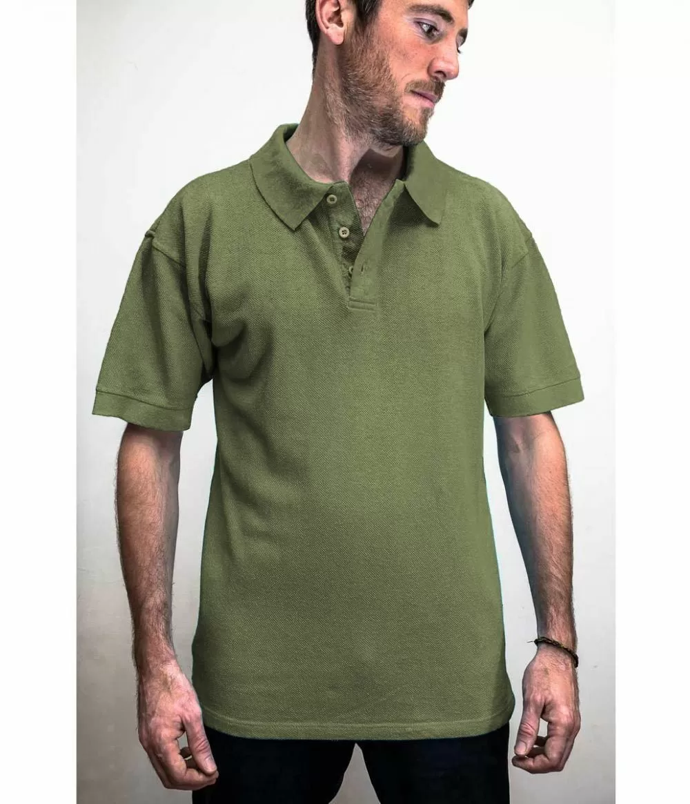 Hemp Picqué Polo Shirt