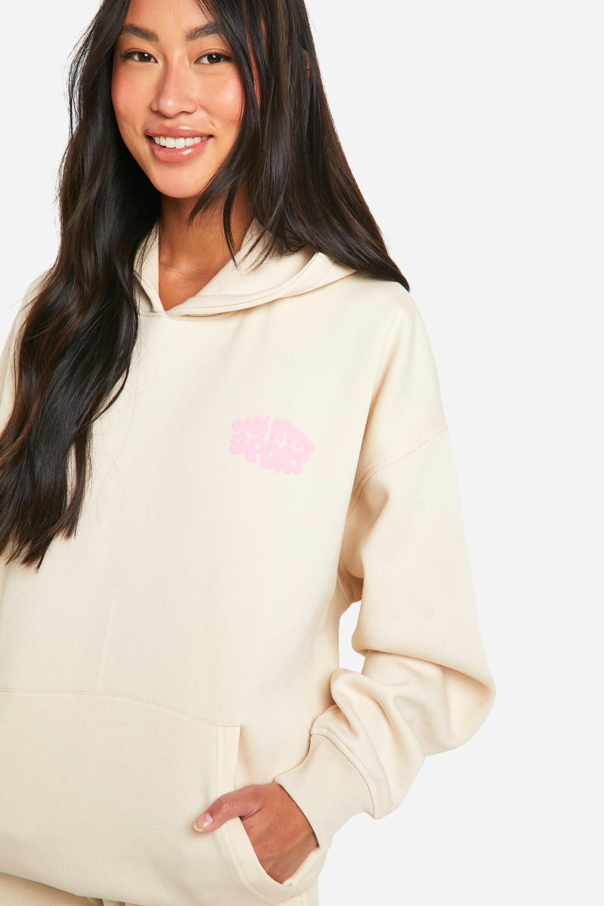 Hoodies & Sweatshirts | Dsgn Studio Bubble Sports Club Oversized Hoodie | boohoo