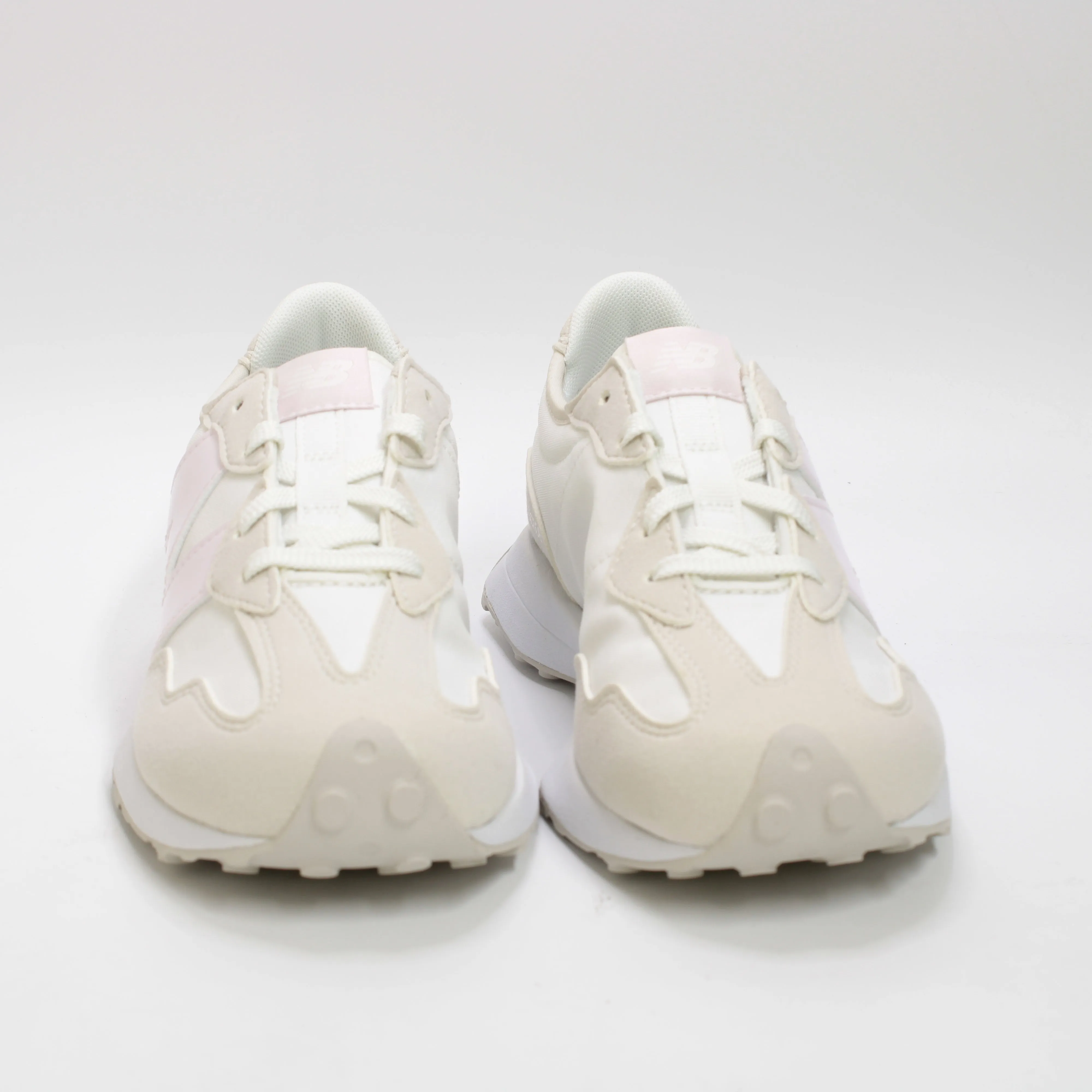 Kids New Balance 327 Gs Trainers Cream Pink